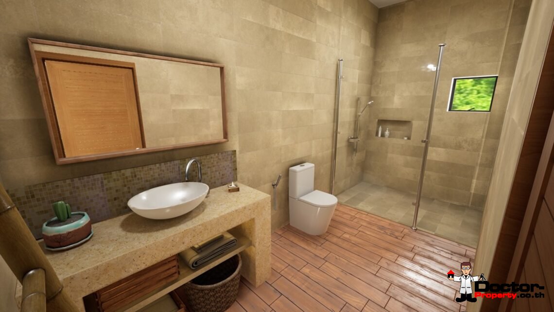 New 3 Bedroom Houses with Pool in Mae Nam, Koh Samui – For Sale